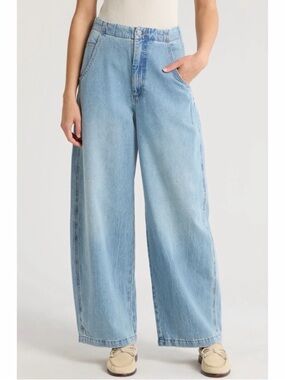 Pistola Lottie Jeans Qualifier High Rise Relaxed Barrel Jeans Size 25